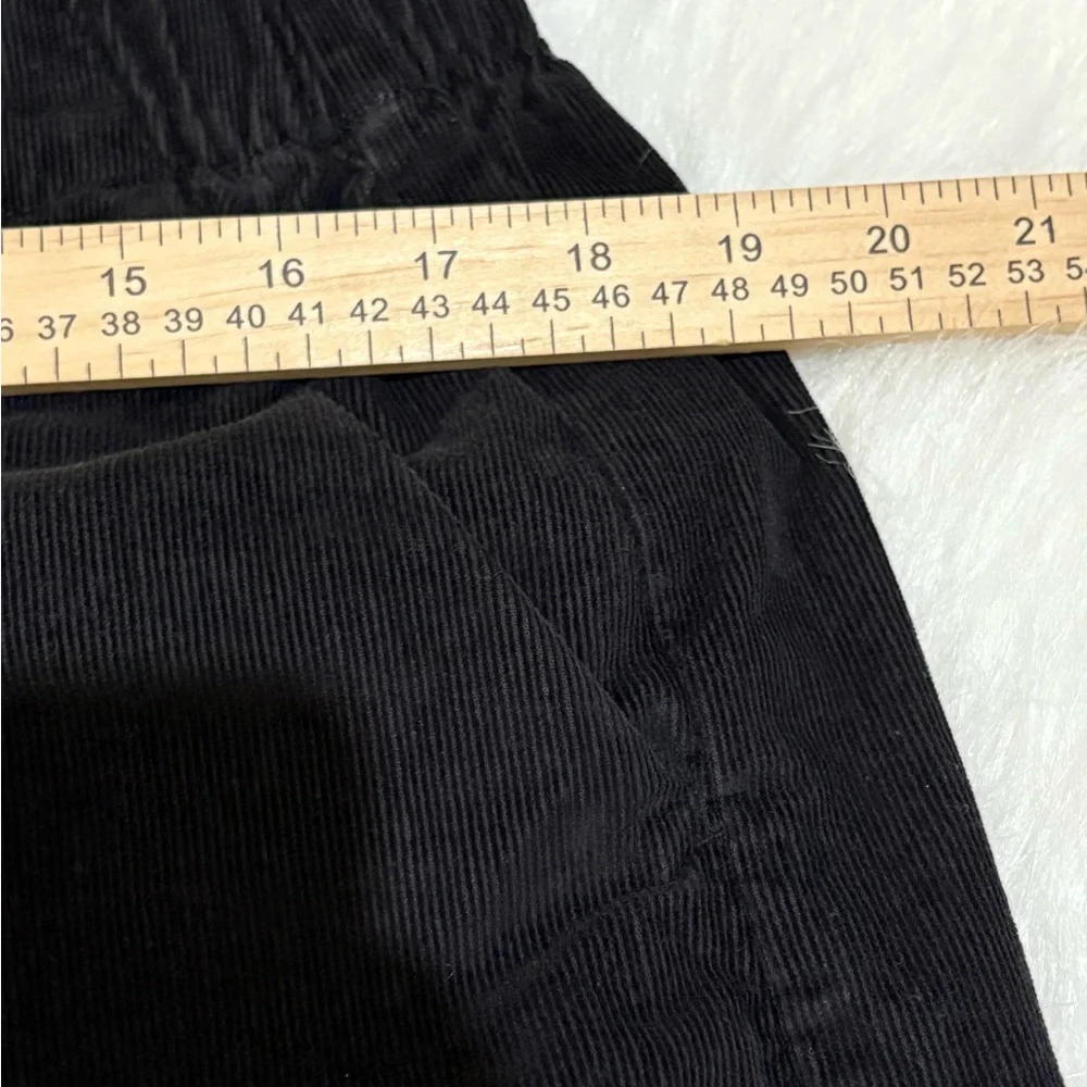 Pact Black Modern Corduroy Wide Leg Pants XL Organic Cotton Wide Leg - Picture 4 of 6